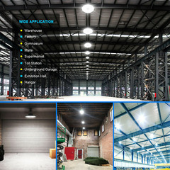6Pcs 300W UFO LED High Bay Light 120° Work Shop Factory Warehouse Lighting 6000K