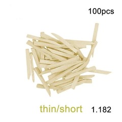 Dental Wooden Interdental Wedges Steel wedge With Metal Plastic Wedge Knife