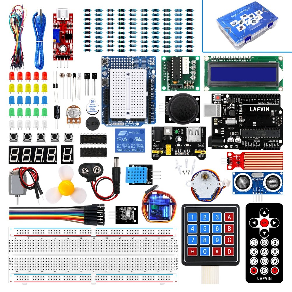 LAFVIN Project Super Starter Kit for R3 Mega2560 Mega328 Nano with Tutorial…