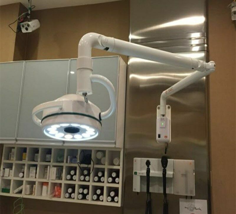 36W Wall-Mounted LED Dental Medical Exam Light Surgical Shadowless Lamp US STOCK
