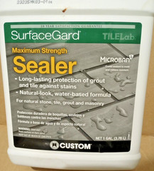 One Gallon GROUT & TILE Sealer CUSTOM BUILDING PRODUCTS TileLab 1 Gal In or Out