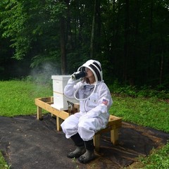 3 Layer Bee Suit with Fencing Veil One Pair Gloves Sting Proof Ventilated Beekee