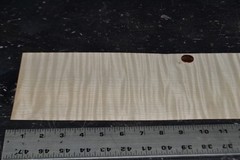 Flame Maple Raw Wood Veneer Sheet 5 x 41 inches 1/42nd BLEMISHED 35137-82