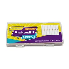 50 Values 1/8W Resistor Kit from 1 Ohm to 1M 1/8 Watt 5% Carbon Film