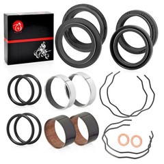 Fork Bushing Dust Oil Seals Kit for Yamaha V-Star 650 950 1100 1300 & MT07 FZ07