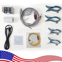 Pprtable 3 Channel 12 Lead 7 Inch Touch Screen ECG EKG Machine Rechargeable