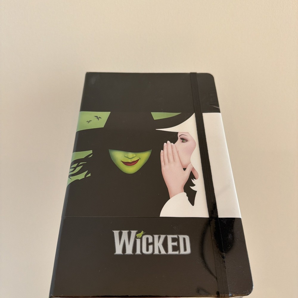 Limited Edition Wicked Notebook, Large, Ruled, Black, Hard Cover (5 X 8.25)