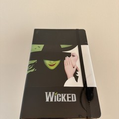 Limited Edition Wicked Notebook, Large, Ruled, Black, Hard Cover (5 X 8.25)