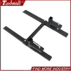 Findmall 43″ Clamp on Pallet Forks 2000lbs Heavy Duty Quick Attach Bucket Fork