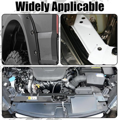 20 PCS Engine Dress up Kit, CNC Finishing Fender Bumper Washers, M6 Aluminum Eng