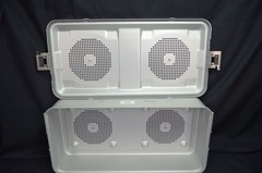 Aesculap JN441 Full Size Sterile Container Case With Lid Plates and Filters