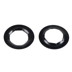 12 Pack Push-On Push Nuts for 5/8″ Dolly Axle Rods, Spring Steel Wheel Lock Wash