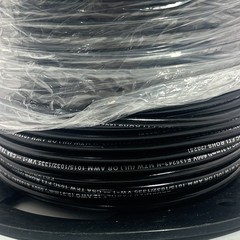 12 AWG Hook-Up Wire 19/0.0185″ Black 600V 500.0′ (152.4m)