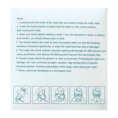 AKF KN95 Face Masks, 50 Pack Disposable Respirator Masks For Adults, White