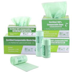 Compost Bags, Compostable Trash Bags 2.6 Gallon Compostable Bags, Small Compo…
