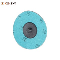 25× 3 inch 36 Grit Aluminum Oxide Roll Lock Die Grinder Sanding Grinding Disc US