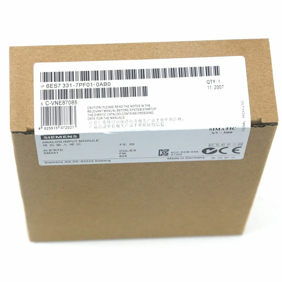 2 years warranty NEW Siemens 6ES7331-7PF01-0AB0 6ES7 331-7PF01-0AB0