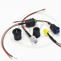 Pre-Wired LEDs 3mm/5mm/8mm/10mm With Holder Wire Light Emitter Pre-Wired Cable