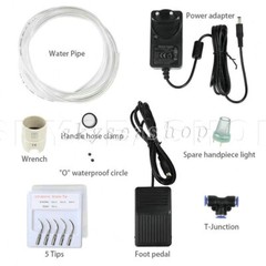 Dental Ultrasonic Scaler + LED Handpiece + 5*Tips Fit SKYSEA EMS Cavitron