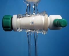 CHEMGLASS 10 ML PEPTIDE SYNTHESIS VESSEL SOLID PHASE “C” FREE SHIPPING 68-A