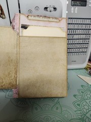 Handcrafted Pink & Green Floral Journal, Planner, Notebook, Album