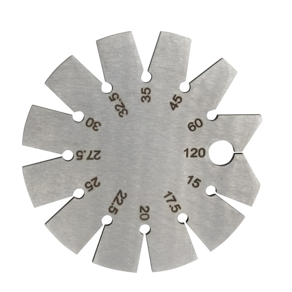 1 PCS Brushed Silver 15-120 Degree Bevel Gauge, Stainless Steel Axe Angle Gau…