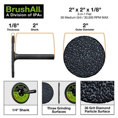 Diamond Grinding and Cut-Off Wheel (2″ 3-in-1 Diamond Grinding Wheel)