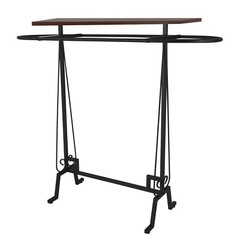 Clothing Display Stand, Clothing Rack, Commercial Clothes Hanging Rack Black