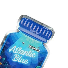 100X Vibrant Print Jar Mylar Storage Bag 3.5g Resealable Airtight Zipper Pouches