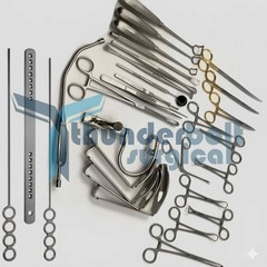 New Tonsillectomy and Adenoidectomy 30 pcs Set Surgical Instruments Kit with Box