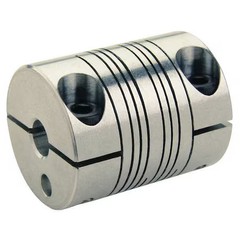 Ruland Pcr16-6-6-A Coupling, 4 Beam Clamp, Bore 3/8 X 3/8 In