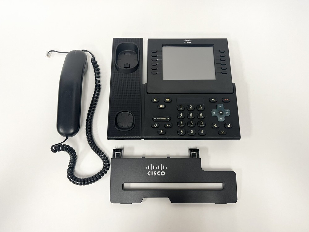 Cisco CP-9971-C-K9 V07 6-Line Color Touchscreen USB Unified IP Phones With Stand