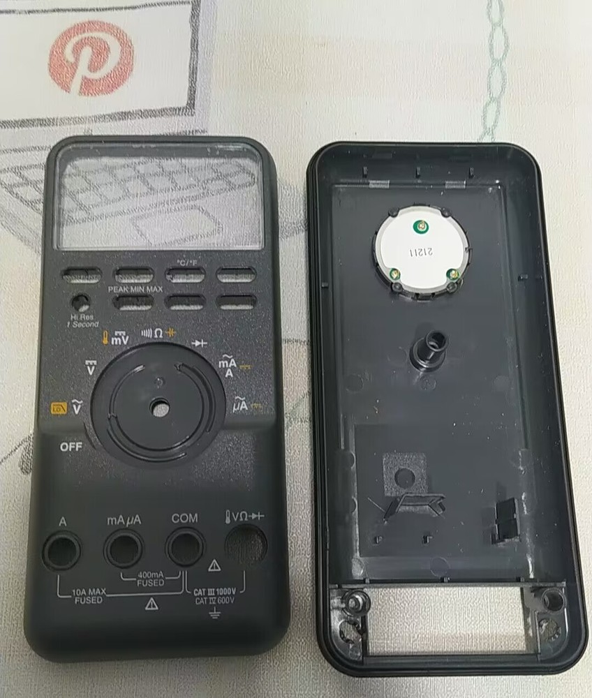 1 SET Fluke 87V 87-V 87-5 Front Case Top Cover+ Back Bottom Cover Case