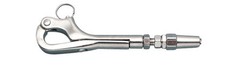 STAINLESS PELICAN HOOK QUICK ATTACH 5/16″X3/16″ WIRE 316 SS