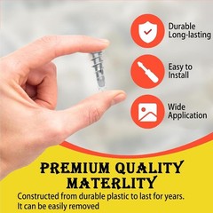100PCS Zinc Self-Drilling Drywall Anchors, 50 Heavy Duty Hollow Metal Wall…