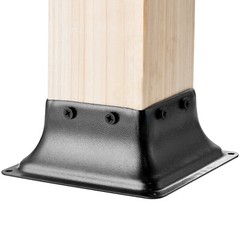 20Pcs 4×4 Post Base Brackets Heavy Duty for Standard Wood Post Anchor