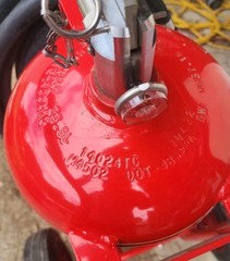 ​Badger 50MB Wheeled Fire Extinguisher 50 lb ABC Dry Chemical Portable Cart Unit