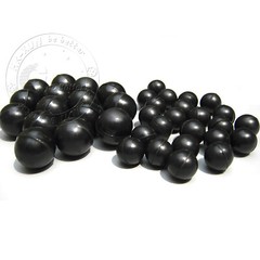 Black Round Solid Rubber Ball Bouncy Balls Training Ball Diameter 2mm to 100mm