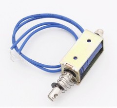 1PCS JF-0530B DC12V 300mA 5N/10mm Pull-Push-Type DC Solenoid Electromagnet CA