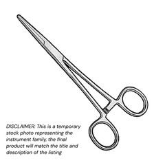2 pcs Rankin-Crile Hemostat Forceps 6.25″ Straight SS Volaris Economy Grade