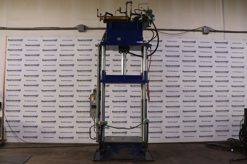 Hannifin F-31101 30 Ton 4 Post Hydraulic Press, Magnum Press Control Retrofit