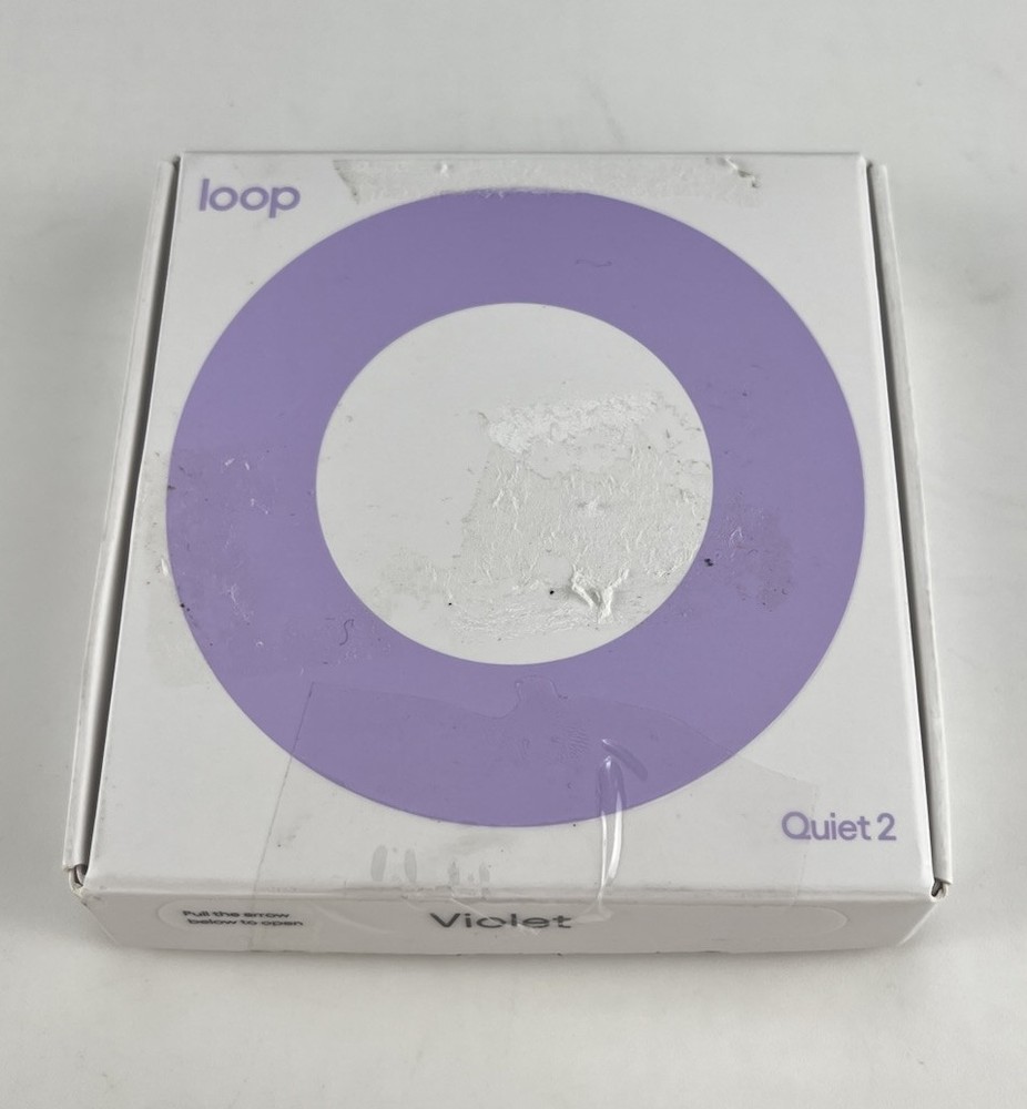 Loop Quiet 2 Ear Plugs Violet Noise-Reducing Earplugs NRR 14dB SNR 24dB