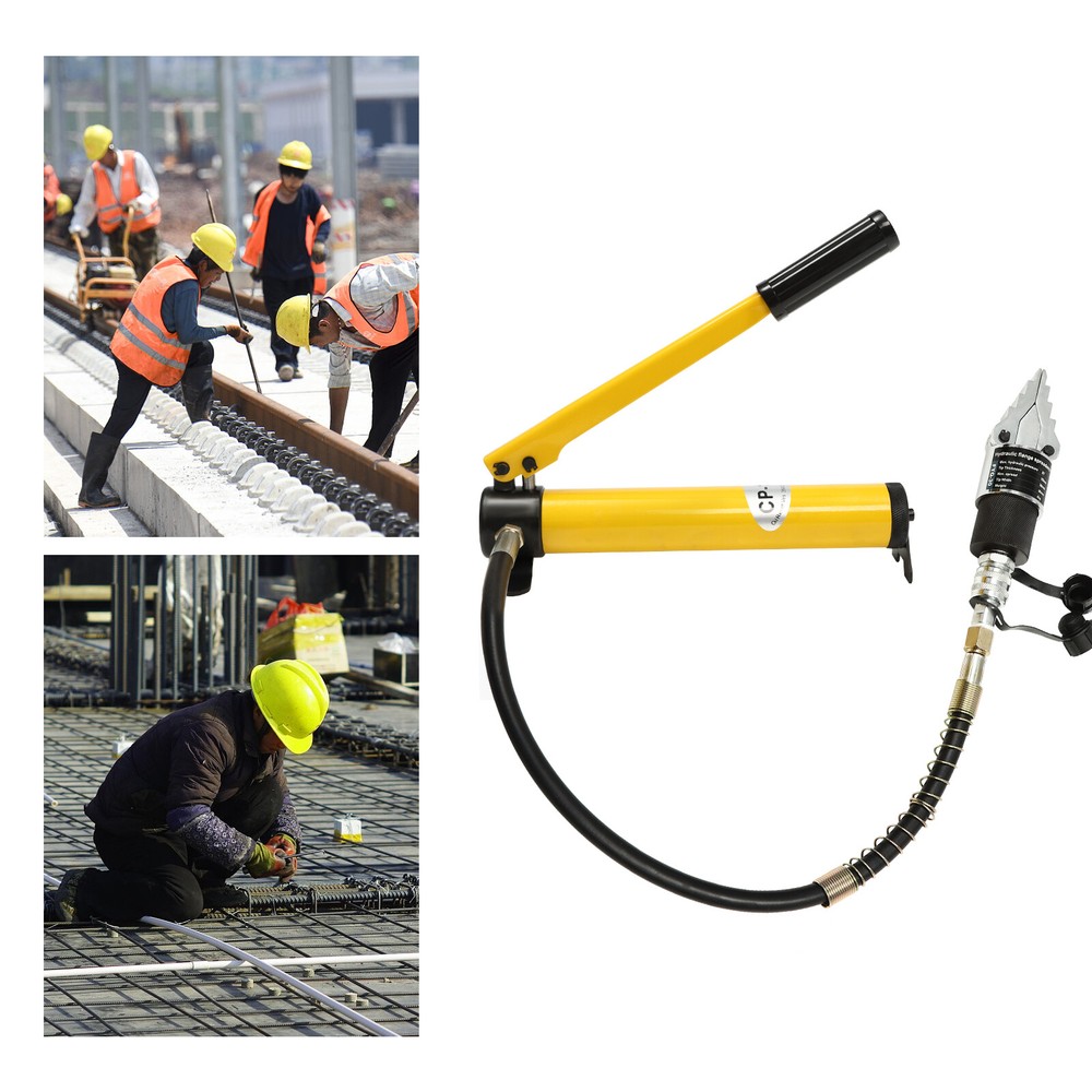 8T Hydraulic Expander Flange Spreader Pipe Repair Tool w/ Manual Hydraulic Pumps