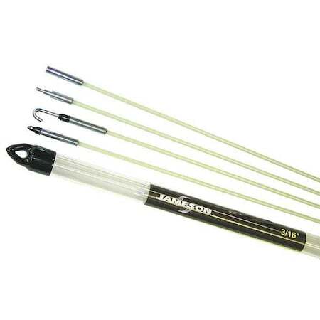 Jameson 7S-45T Glow Rod Kit With 20 Feet Of Fiberglass Fish Rod