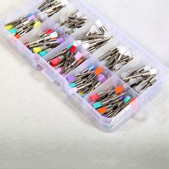 200 pcs Dental Teeth Prophy Brushes Polishing Tapered Latch Type Mixed 2.35mm po
