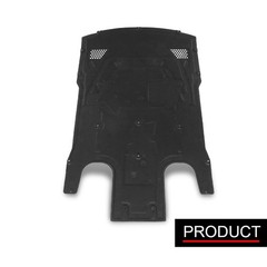 Under Engine Radiator Splash Shield Cover, Black