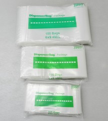 4MIL Zippit Zip Slide Bags Clear H.D. 300 Assortment 3 Size 3×4 4×6 6×9 100 Ea