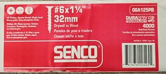 SENCO Duraspin 06A125PB #6 1-1/4 in. Collated Drywall to Wood Screws 4,000-Pack