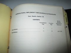 IH & Case IH Combines & Planters Time Schedule & Procedure (Flat Rate) Manuals