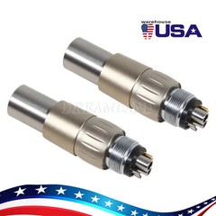 1-10 PCS NSK Style Dental LED Fiber Optic 6 Hole Quick Coupler Coupling